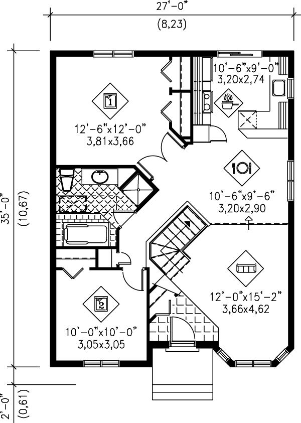main floor house blueprint
