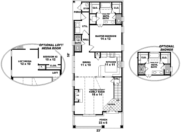 main floor house blueprint