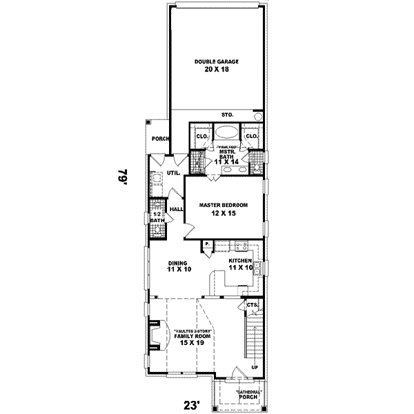 main floor house blueprint