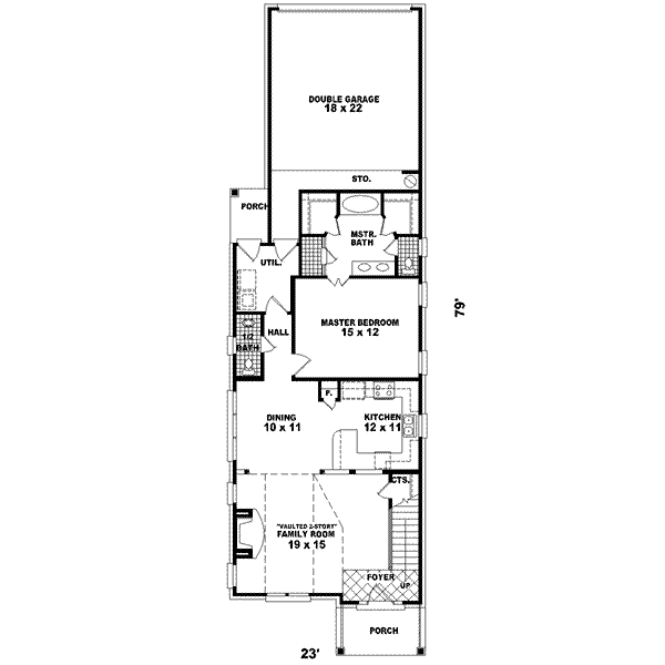 main floor house blueprint