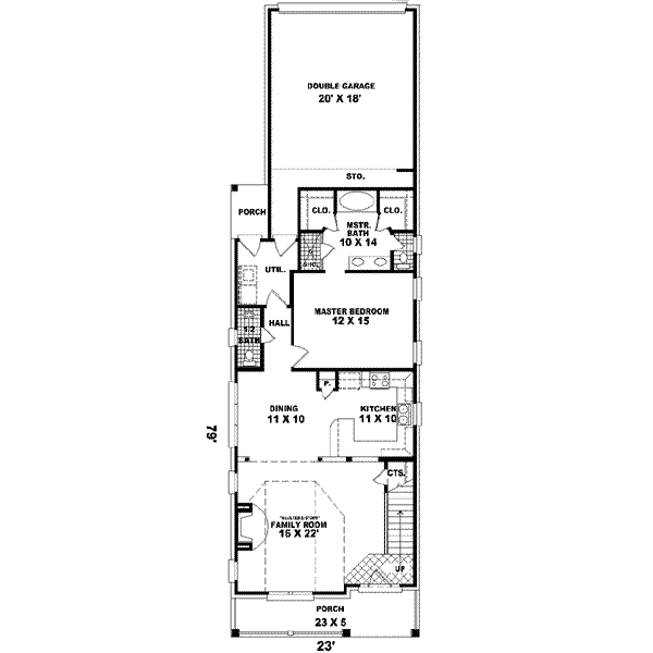 main floor house blueprint