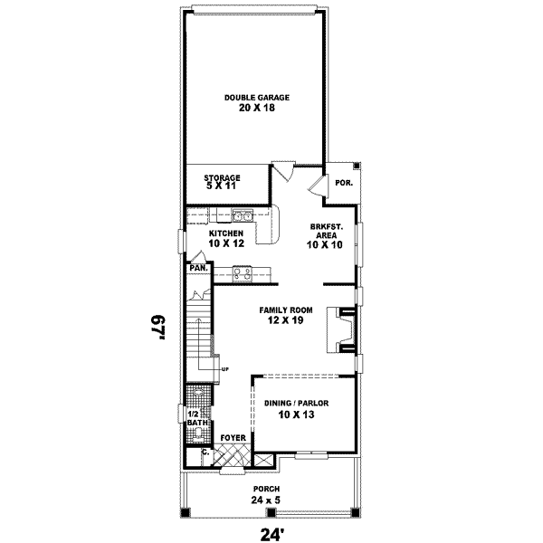 main floor house blueprint