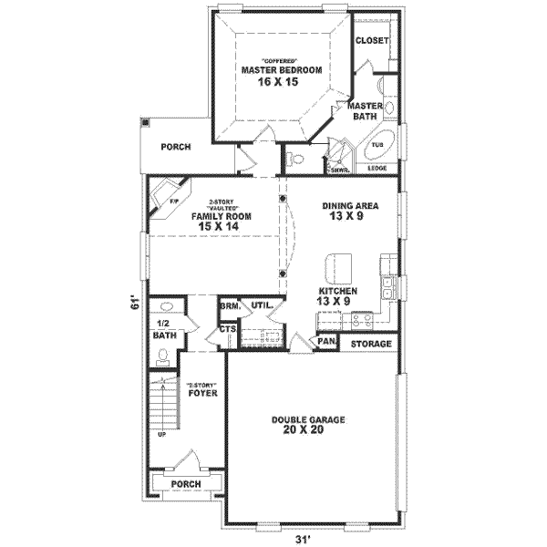 main floor house blueprint