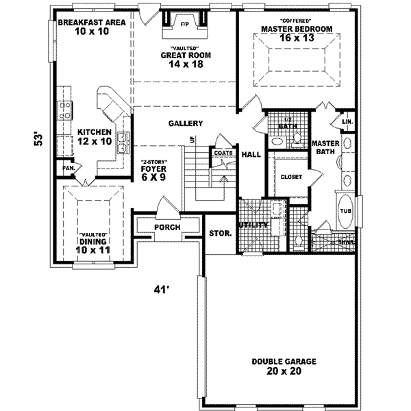 main floor house blueprint