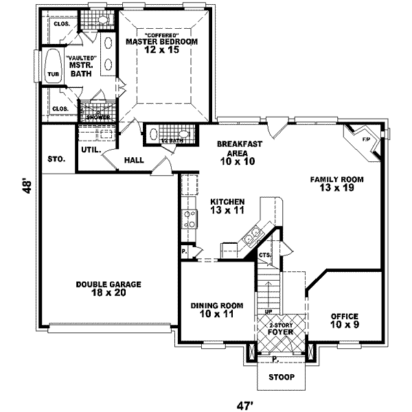 main floor house blueprint