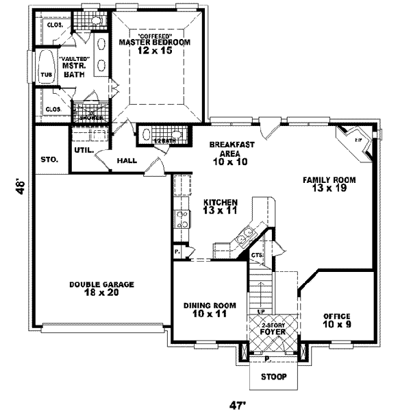 main floor house blueprint