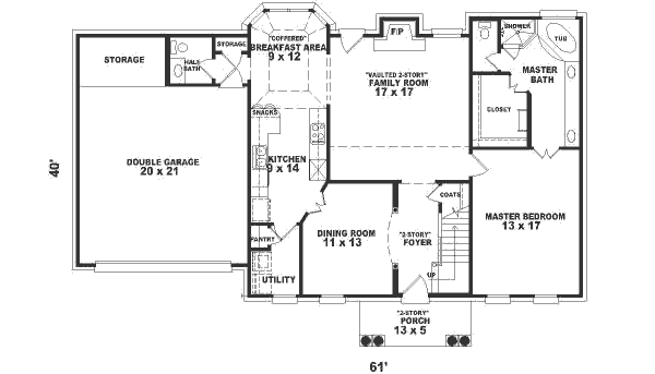 main floor house blueprint