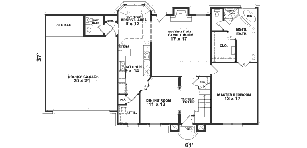 main floor house blueprint