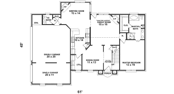 main floor house blueprint