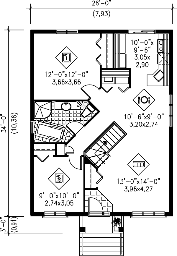 main floor house blueprint