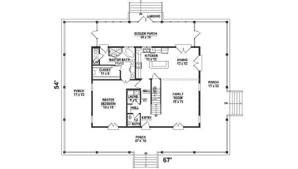 main floor house blueprint