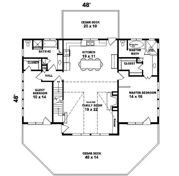 main floor house blueprint