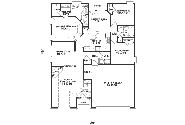 main floor house blueprint
