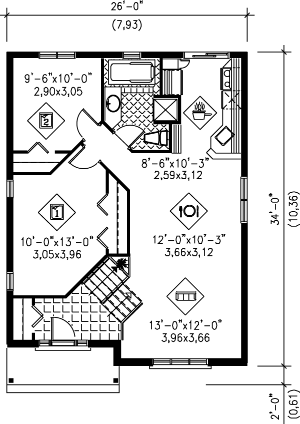 main floor house blueprint