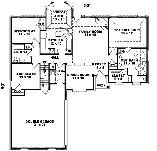 main floor house blueprint
