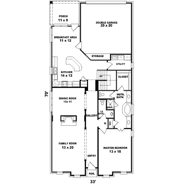 main floor house blueprint
