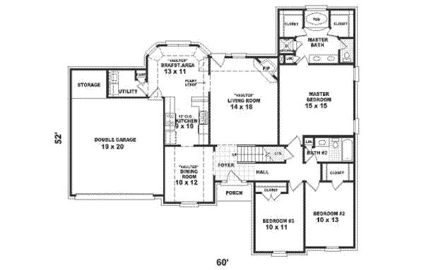 main floor house blueprint