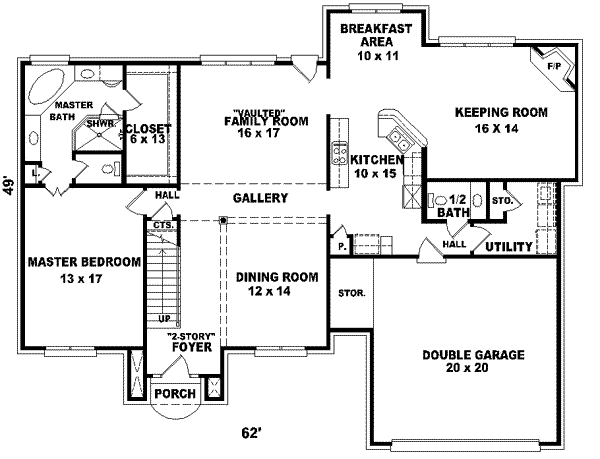 main floor house blueprint