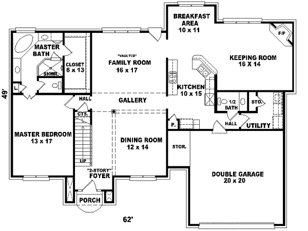 main floor house blueprint