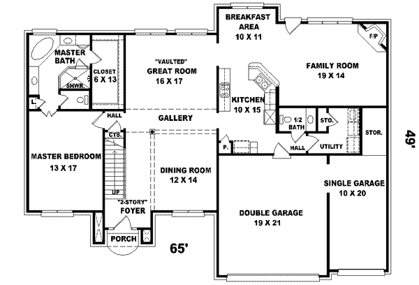 main floor house blueprint
