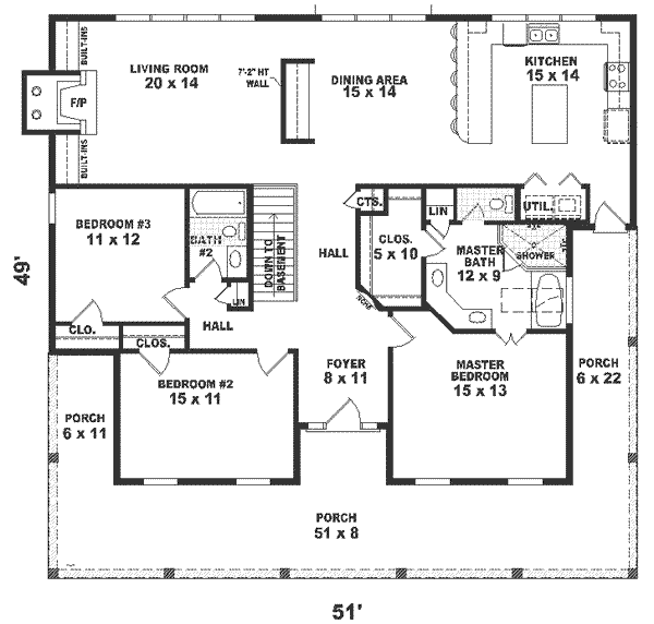 main floor house blueprint