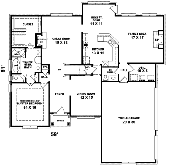 main floor house blueprint