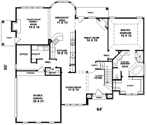main floor house blueprint