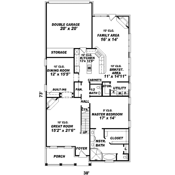main floor house blueprint