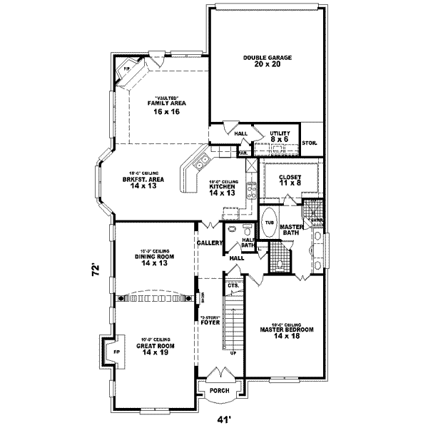 main floor house blueprint