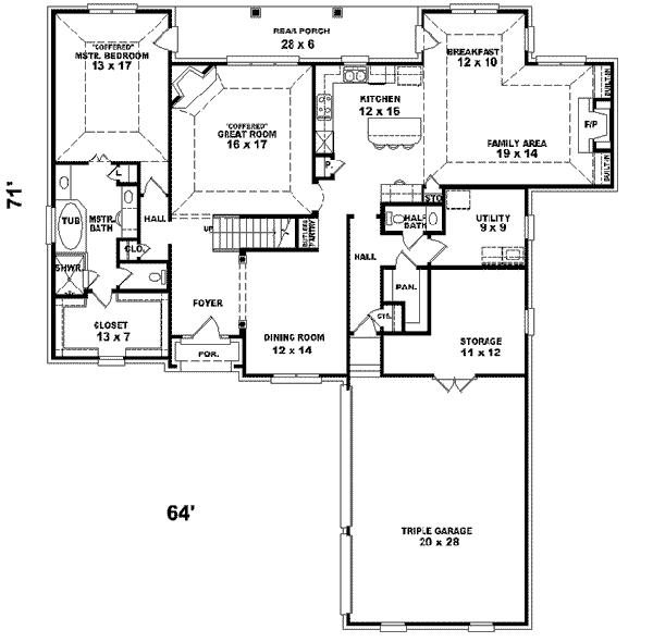 main floor house blueprint
