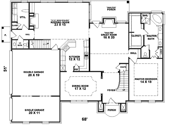 main floor house blueprint