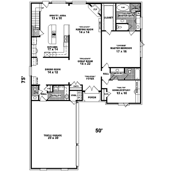 main floor house blueprint