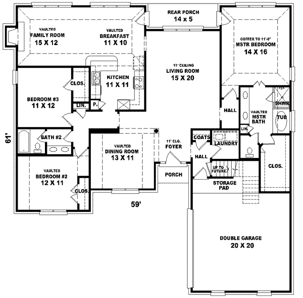 main floor house blueprint