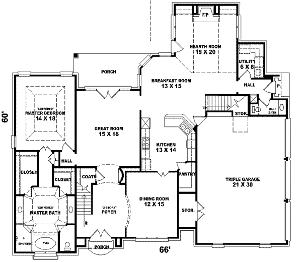 main floor house blueprint