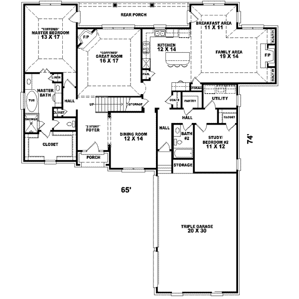 main floor house blueprint