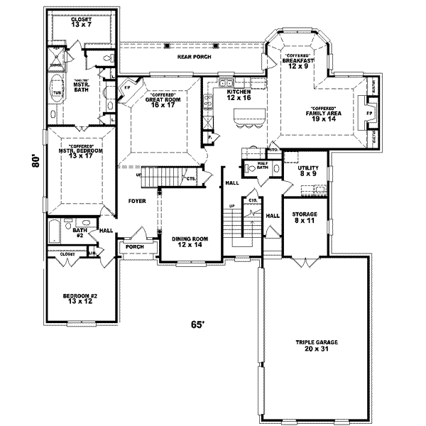 main floor house blueprint