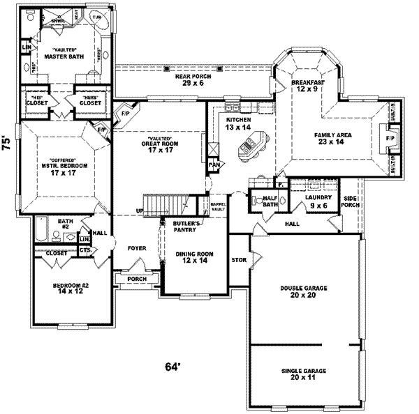 main floor house blueprint