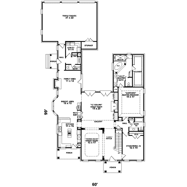 main floor house blueprint