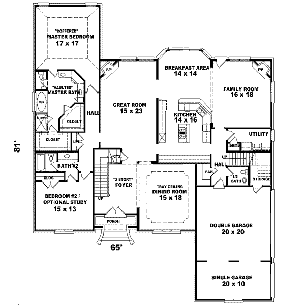 main floor house blueprint