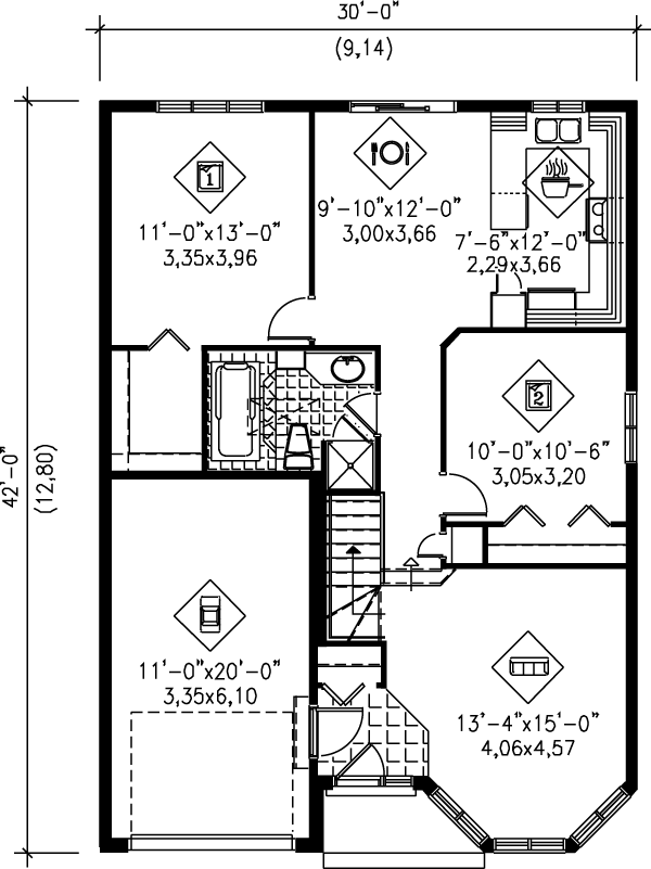 main floor house blueprint