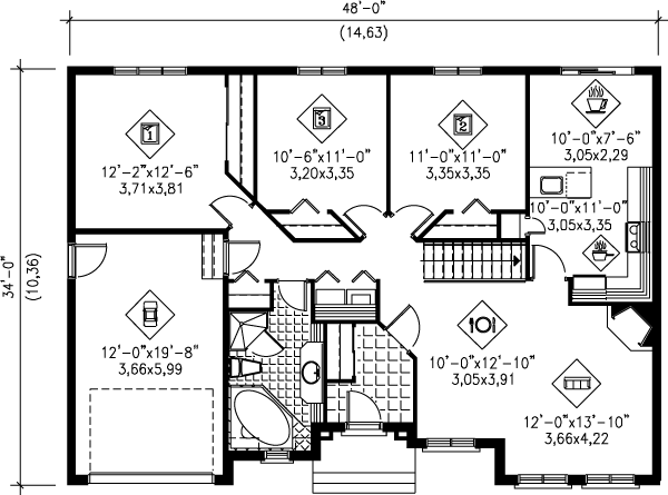main floor house blueprint