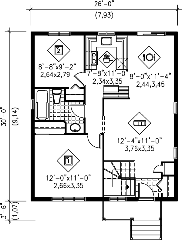 main floor house blueprint