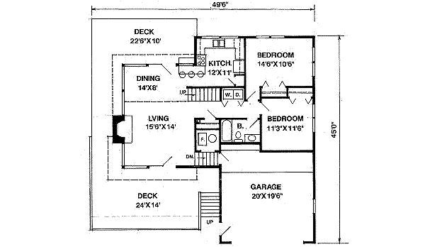main floor house blueprint