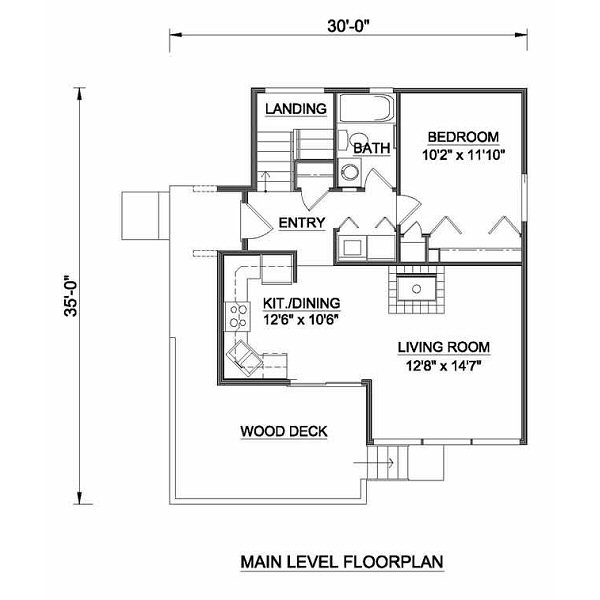 main floor house blueprint