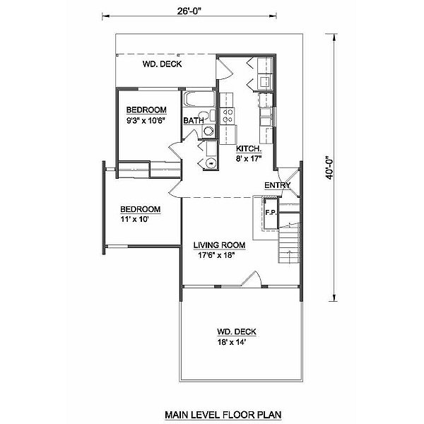 main floor house blueprint