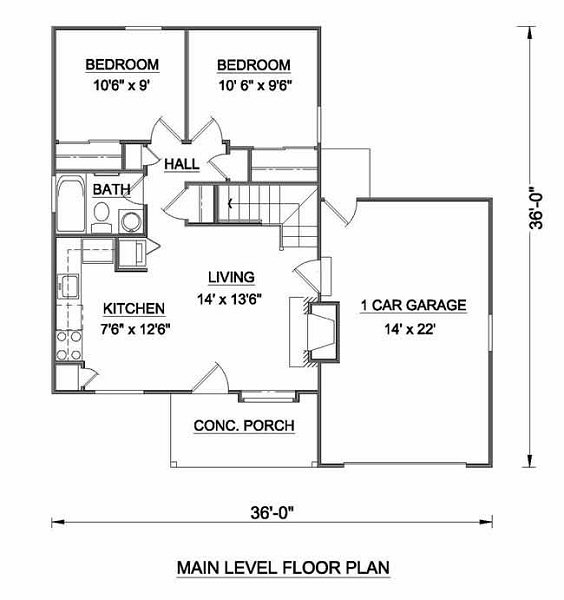 main floor house blueprint