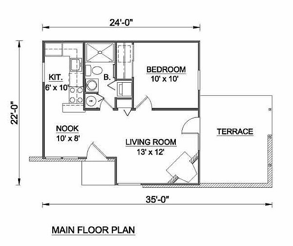 main floor house blueprint
