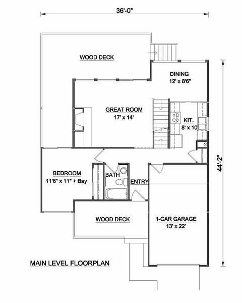 main floor house blueprint