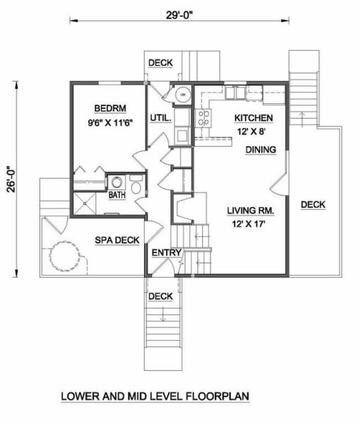 main floor house blueprint