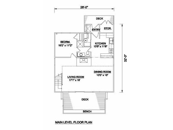 main floor house blueprint